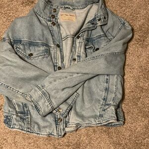 We The Free Light Blue Jean Jacket